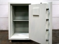 Example of second-user safe - open to show bolt locking mechanism -  as stocked by Trustee Safes Ireland, Nationwide & UK